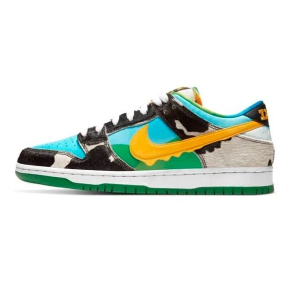 COPY NIKE Ben & Jerry's x Dunk Low SB 'Chunky Dunky' Sneakers Size 7 - Picture 1 of 11